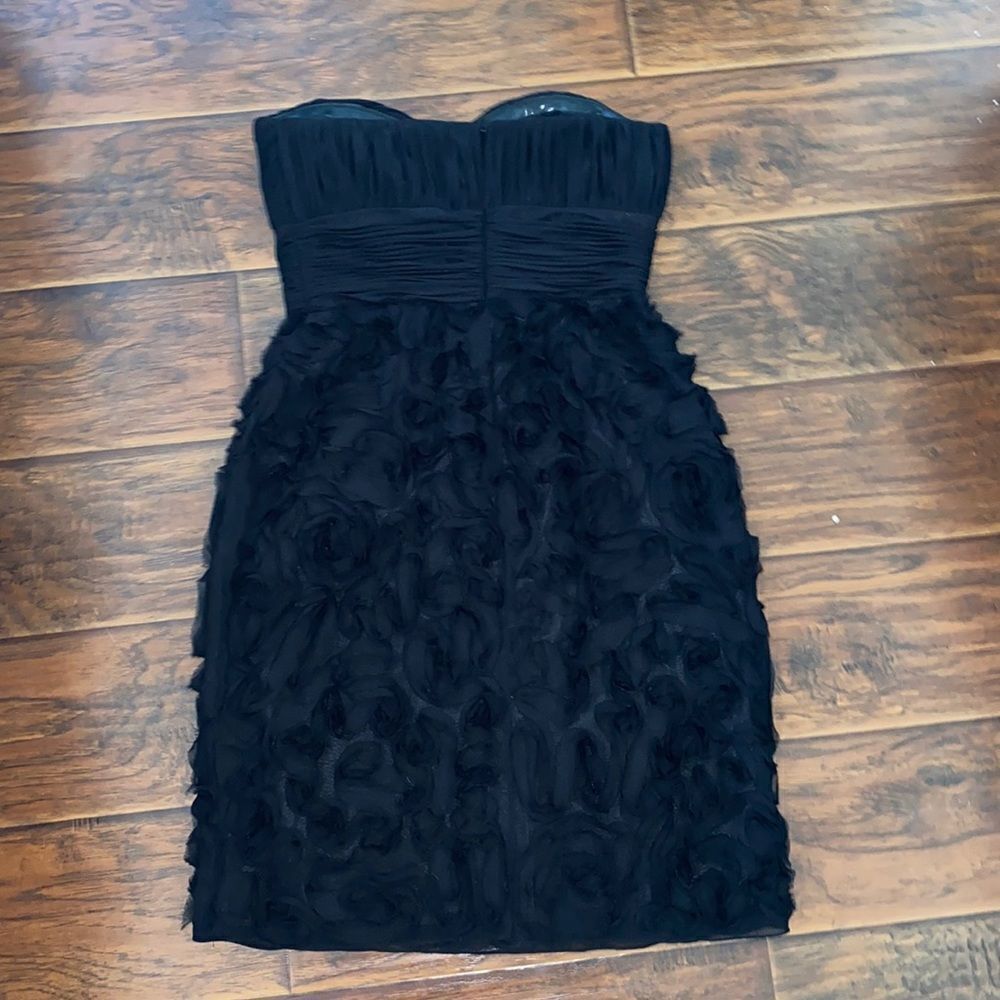 JS Collections Black Strapless Detailed Dress NWT - image 8